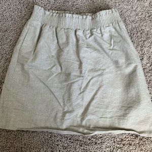 J. Crew Sidewalk Skirt - Metallic